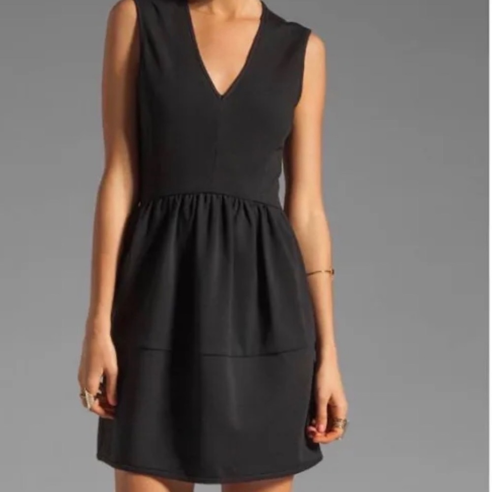 Tibi Black Mini Dress